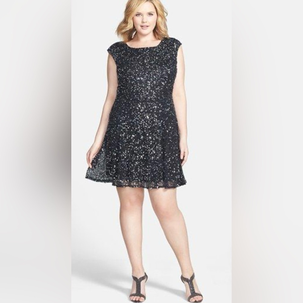 Trendy Sequin Cocktail Dress!